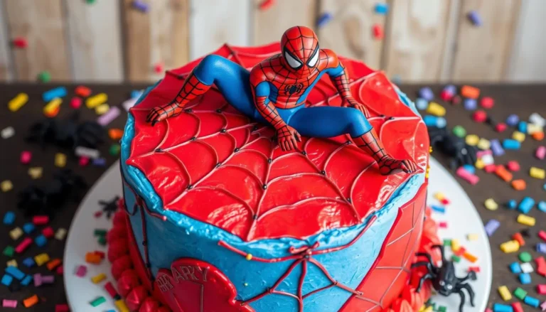 Gâteau Spiderman Anniversaire pour Enfants