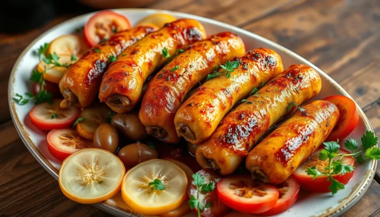 Figatelli recette au four avec herbes et légumes frais
