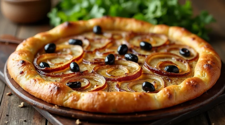 Pissaladière Recette traditionnelle avec oignons et anchois