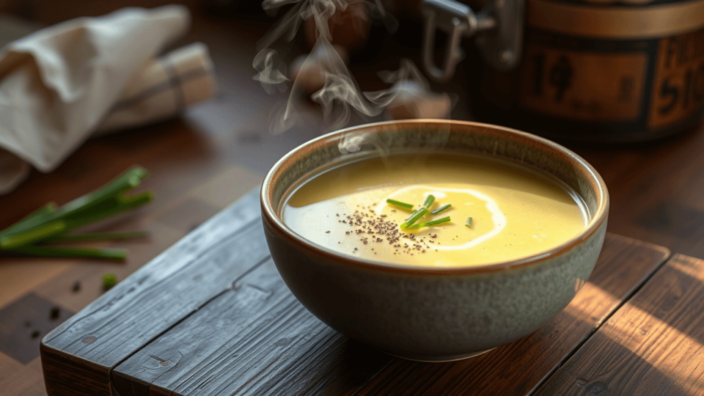 soupe poireaux, recette facile, cuisine d’hiver, plat réconfortant, soupe maison, entrée chaude