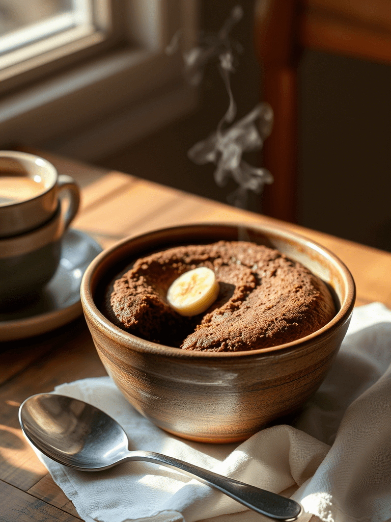 Bowl Cake au cacao et banane