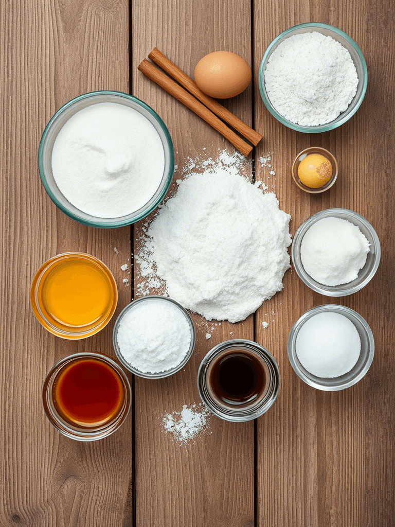 Ingrédients nécessaires pour préparer un biscuit cuillère